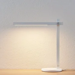 LED-skrivebordslampe Loretta, højde 43 cm, hvid, CCT^Lindby Clearance