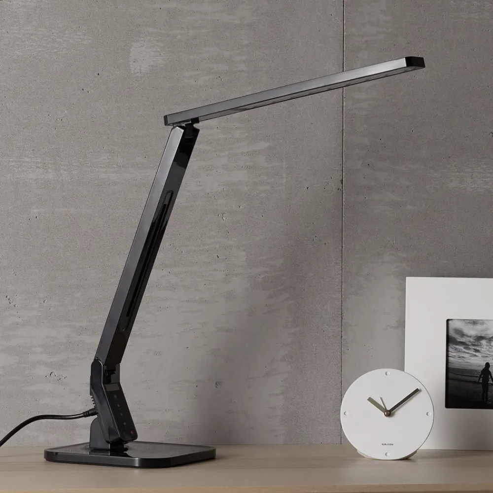 LED-skrivebordslampe Eleni, sort, CCT, dæmpbar^Lindby Online