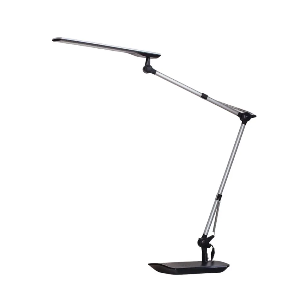 LED-skrivebordslampe Felipe, sort, klemmefod^Lindby Hot