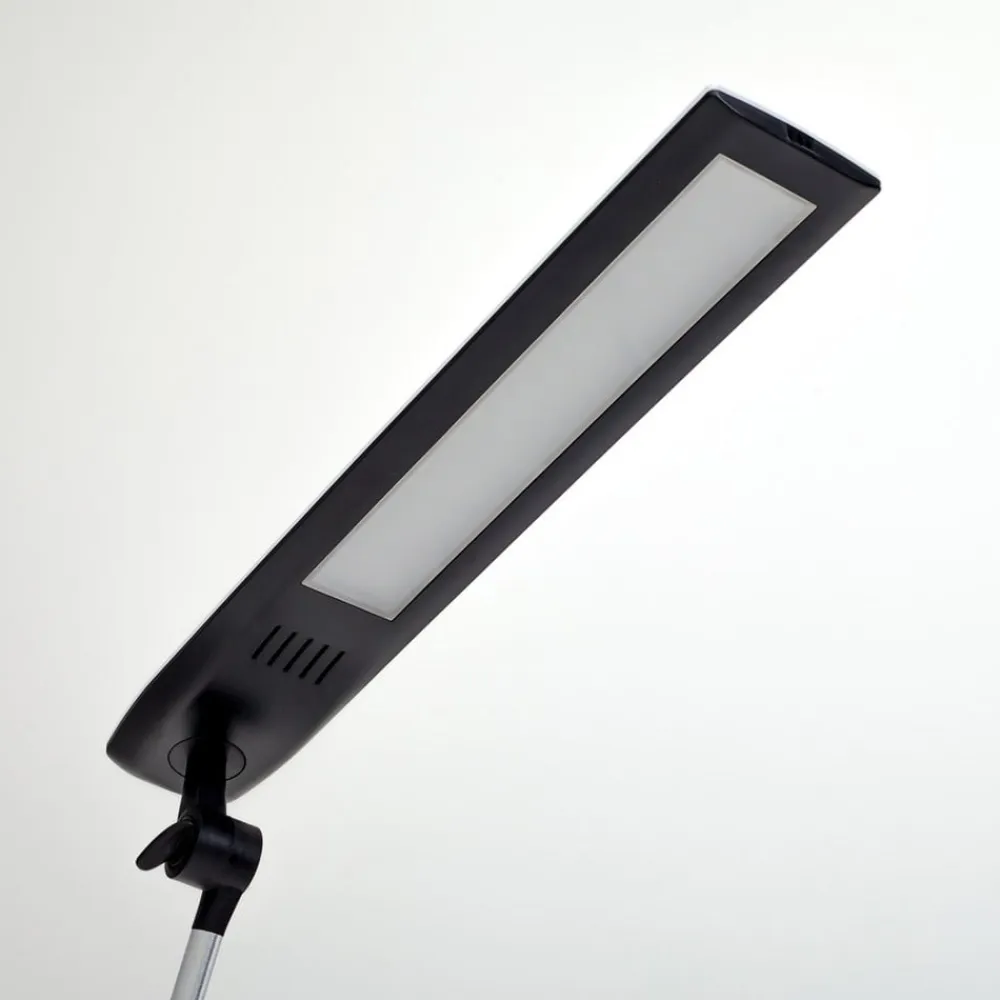 LED-skrivebordslampe Felipe, sort, klemmefod^Lindby Hot