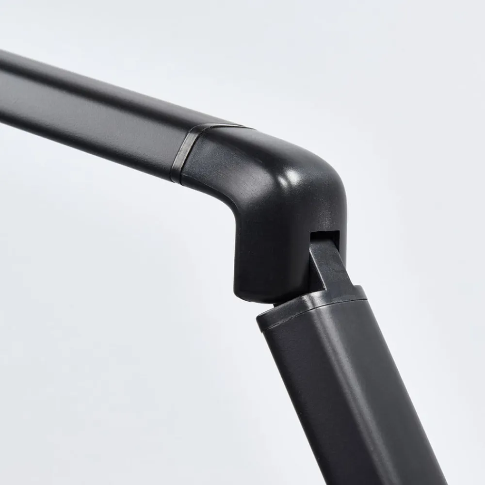 LED-skrivebordslampe Kuno, sort, USB, touchdæmper^Lindby Sale