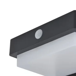 LED-sokkellampe Eleazar, sort, aluminium, sensor^Lindby Online