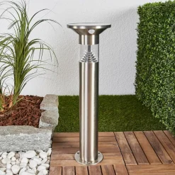 Lindby LED-sokkellampe Jalisa, 54 cm, solcelle, sensor