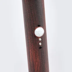 Lindby LED-sokkellampe Pavlos, 55 cm, rustfarvet, sensor