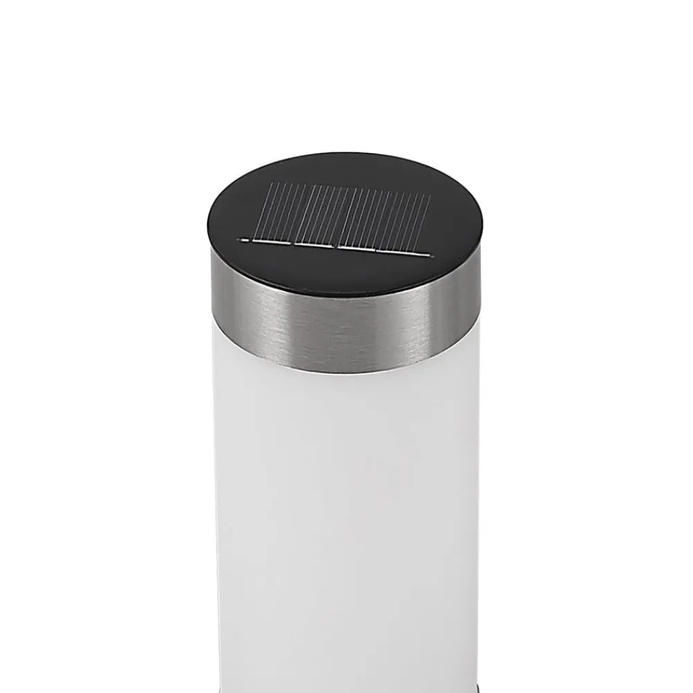 Lindby Solcellelamper|Sokkellamper>LED-sokkellampe, sæt med 4, jordspyd, 31 cm, IP44