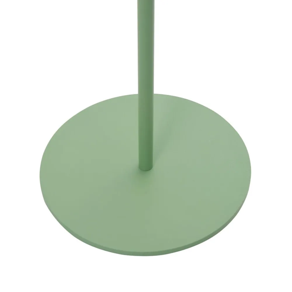 LED-solcellegulvlampe Hilario, grøn, jern, genopladeligt batteri^Lindby