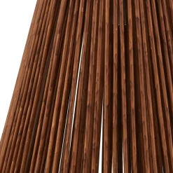 LED-solcellelampe Amaria, rattan, mørk, Ø 27 cm^Lindby Sale