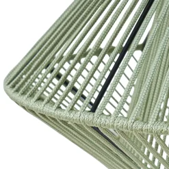 Lindby LED-solcellelampe Austas, grøn, Ø 50 cm, USB, IP54