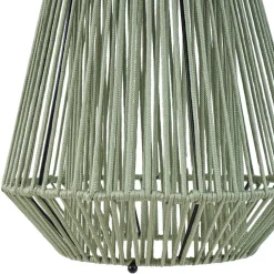 LED-solcellelampe Austas, grøn, Ø 32 cm, USB, IP54^Lindby Online