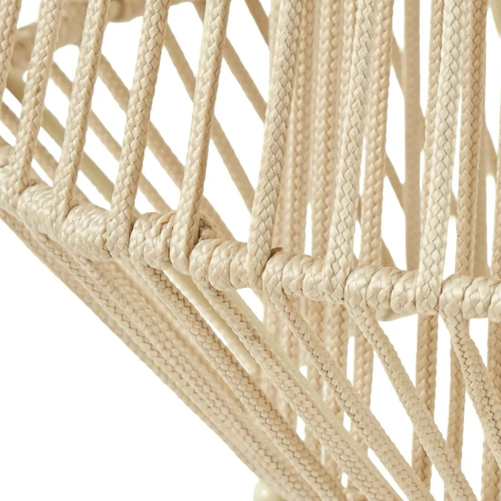 Lindby Udendørs Pendellamper|Solcellelamper>LED-solcellelampe Austas, beige, Ø 32 cm, USB, IP54