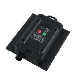 LED-solcellelampe Balian, sort, aluminium, 3.000 K^Lindby Online