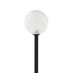 LED-solcellelampe Brindley, sort, glas, IP65^Lindby Sale