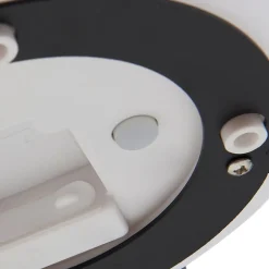 Lindby LED-solcellelampe Kelda, sort, metal, 38 cm, dæmpbar.