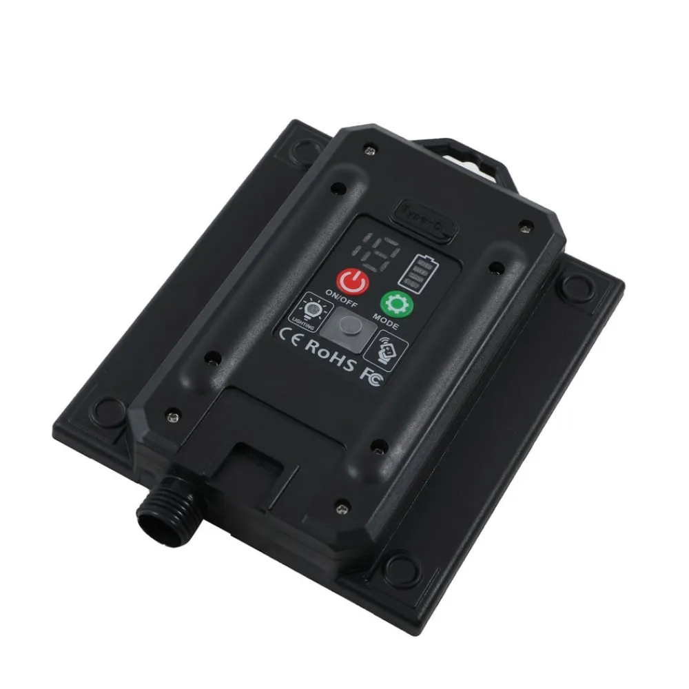 LED-solcellelampe Myric, sort, aluminium, 3.000 K^Lindby Online