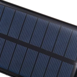 LED-solcellelampe til vægmontering Rikard, sort, stål^Lindby Online