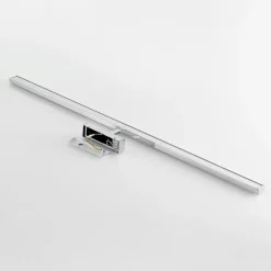 LED-spejllampe Jukka, 120 cm, krom, metal, IP44^Lindby Outlet