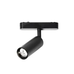 LED-spot 48 V Lumaro, sort, Ø 4 cm, aluminium, dæmpbar^Lindby Clearance