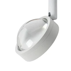 Lindby LED-spot 48 V Lumaro, hvid, Ø 7,3 cm, aluminium, dæmpbar