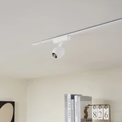 LED-spot 48 V Lumaro, hvid, Ø6cm, plast, dæmpbar^Lindby Online