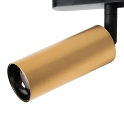 LED-spot 48 V Lumaro, guld, Ø 4 cm, aluminium, dæmpbar^Lindby Outlet