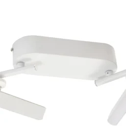 Lindby LED-spotlight Eldrin, hvid, 4 lyskilder, lysliste