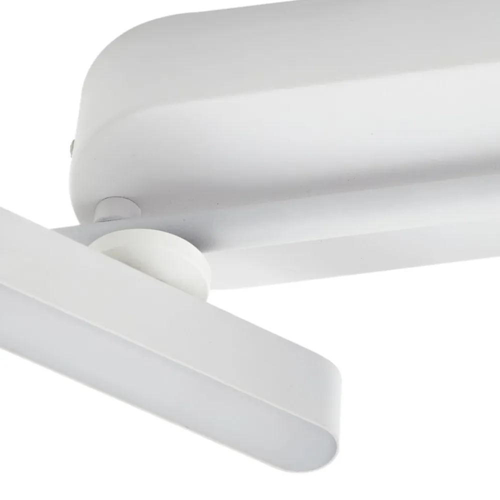Lindby Loftlamper|Spotlights>LED-spotlight Eldrin, hvid, 6 lyskilder, lysliste