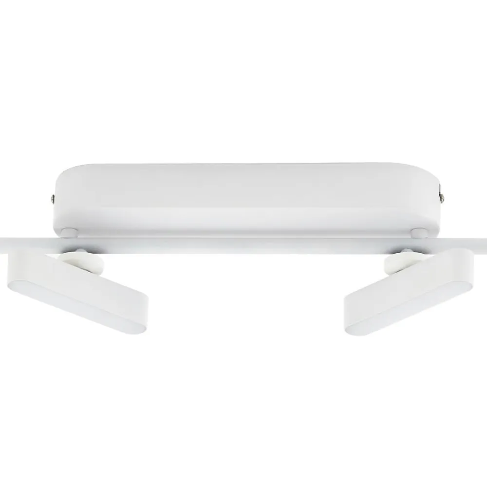 Lindby Loftlamper|Spotlights>LED-spotlight Eldrin, hvid, 6 lyskilder, lysliste