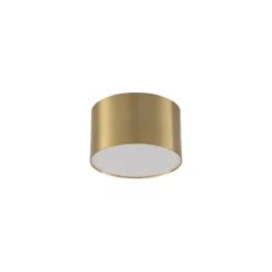 Lindby LED-spotlight Nivoria, Ø11 cm, 9 W, guldfarvet, metal