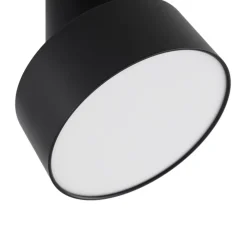 LED-spotlight Nivoria, Ø 14 cm, sort, drejelig^Lindby Online
