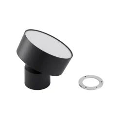 LED-spotlight Nivoria, Ø 14 cm, sort, drejelig^Lindby Online