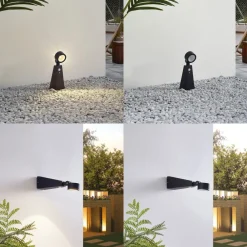 Lindby Solcelle Lampe Med Sensor|Sokkellamper Med Sensor><noscript><img width=