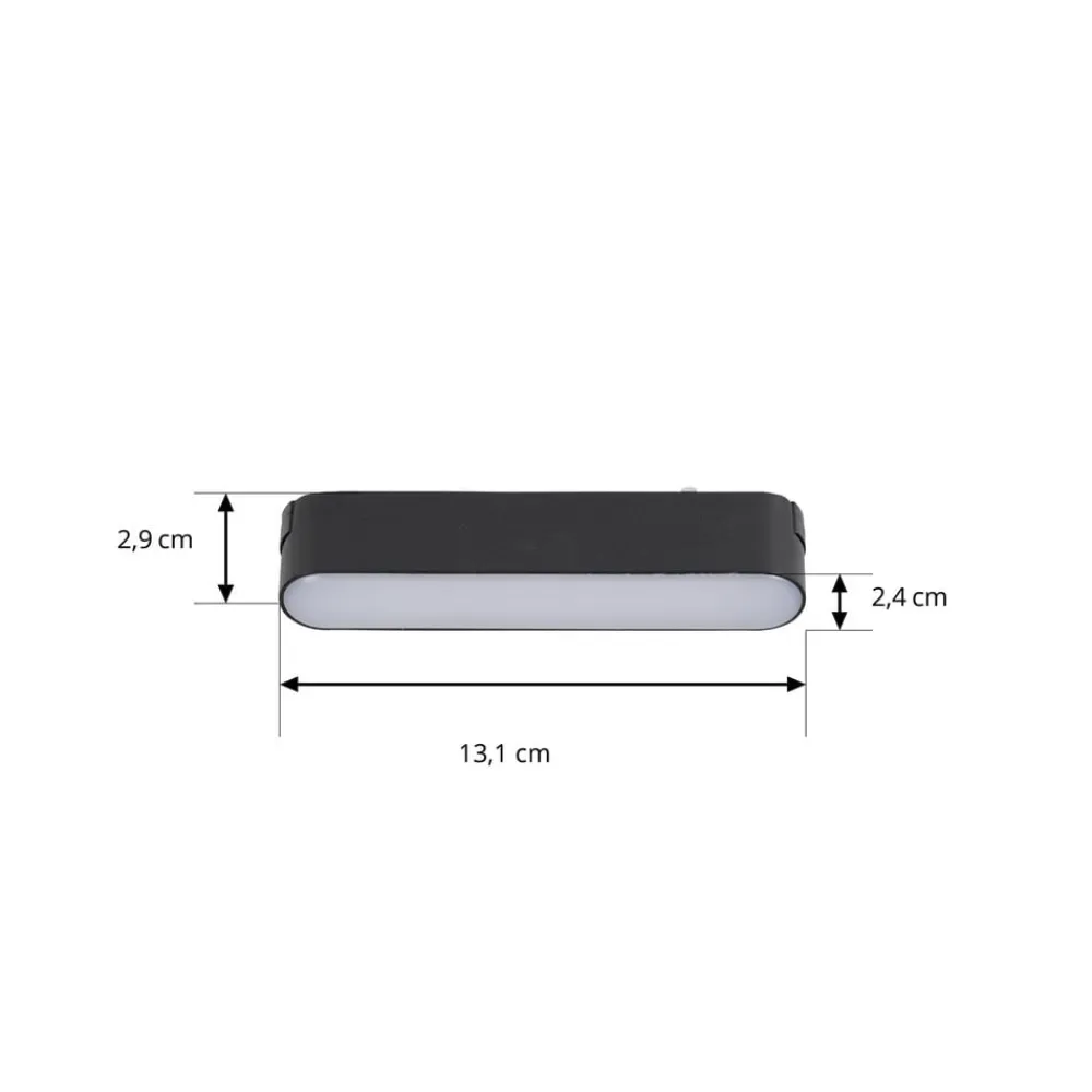 LED-strip 48 V Lumaro, sort,5W,plast,dæmpbar^Lindby Clearance