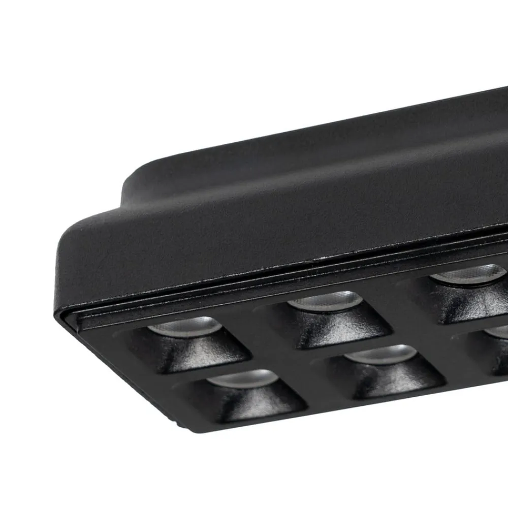 Lindby Skinnesystem>LED-strip 48 V Lumaro, sort, 24 punkter, dæmpbar