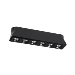 LED-strip 48 V Lumaro,sort,6 punkter,2,5cm,dæmpbar^Lindby Online