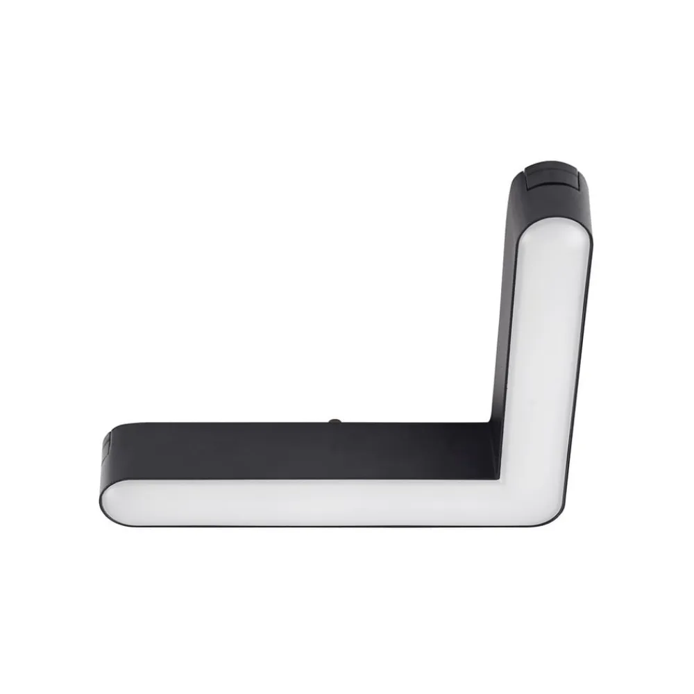 Lindby LED-strip 48V Lumaro, sort, L-formet, dæmpbar