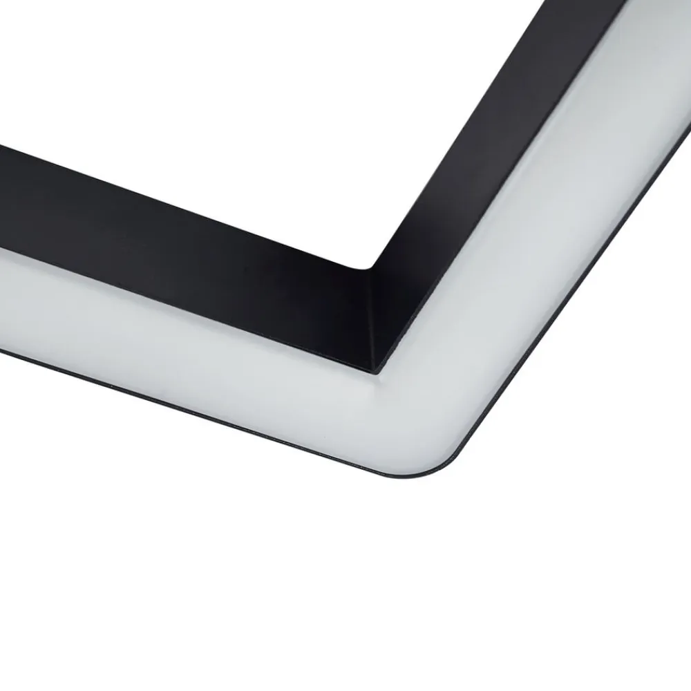 Lindby LED-strip 48V Lumaro, sort, L-formet, dæmpbar