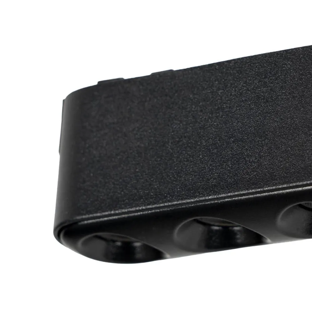 Lindby Skinnesystem>LED-strip 48V Lumaro,sort,12 punkter,2,4cm,dæmpbar