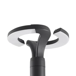 LED-udendørslampe Keily, cirkel, antracit, metal^Lindby Outlet