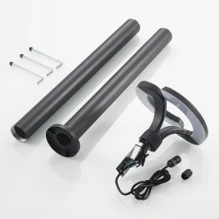 LED-udendørslampe Keily, cirkel, antracit, metal^Lindby Outlet