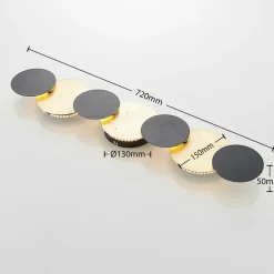 LED-væglampe Grazyna, 72 cm, 7 lyskilder, justerbar^Lindby