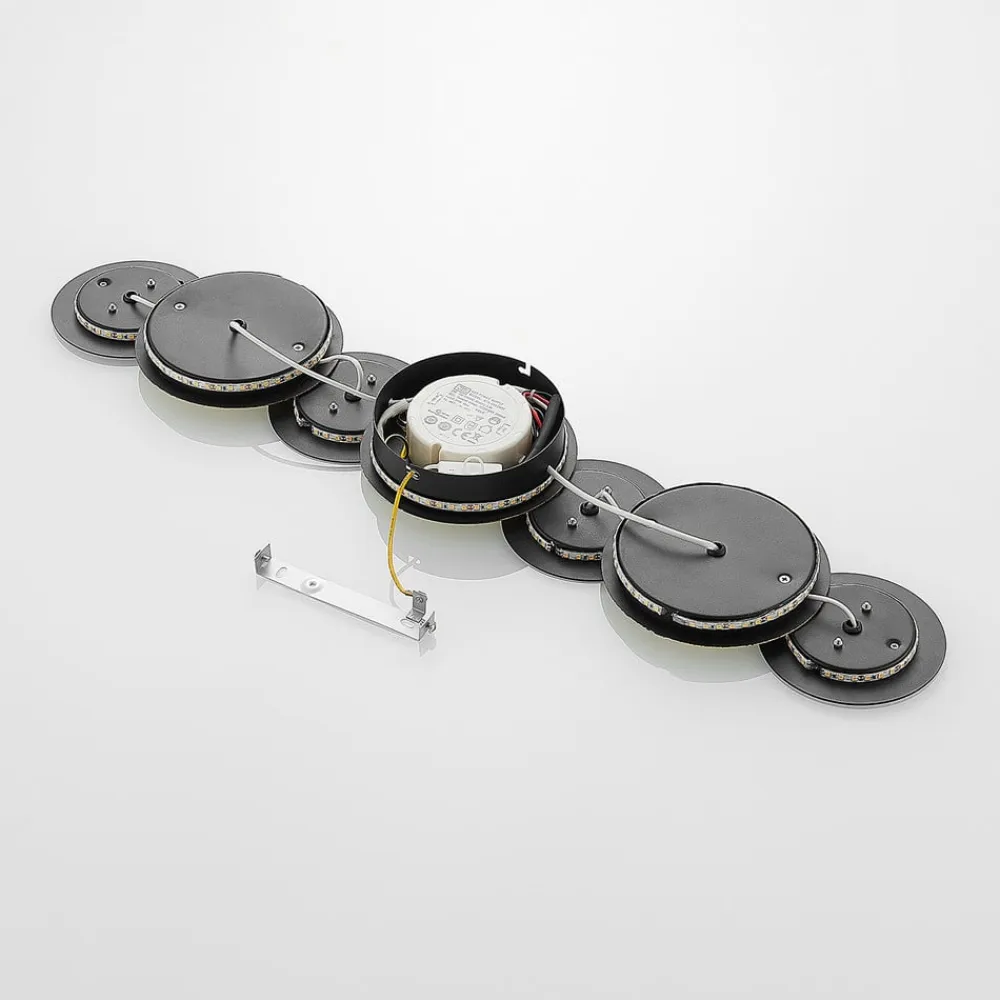 LED-væglampe Grazyna, 72 cm, 7 lyskilder, justerbar^Lindby