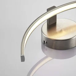 LED-væglampe Iven, bredde 34 cm, nikkel, 3.000 K^Lindby Sale