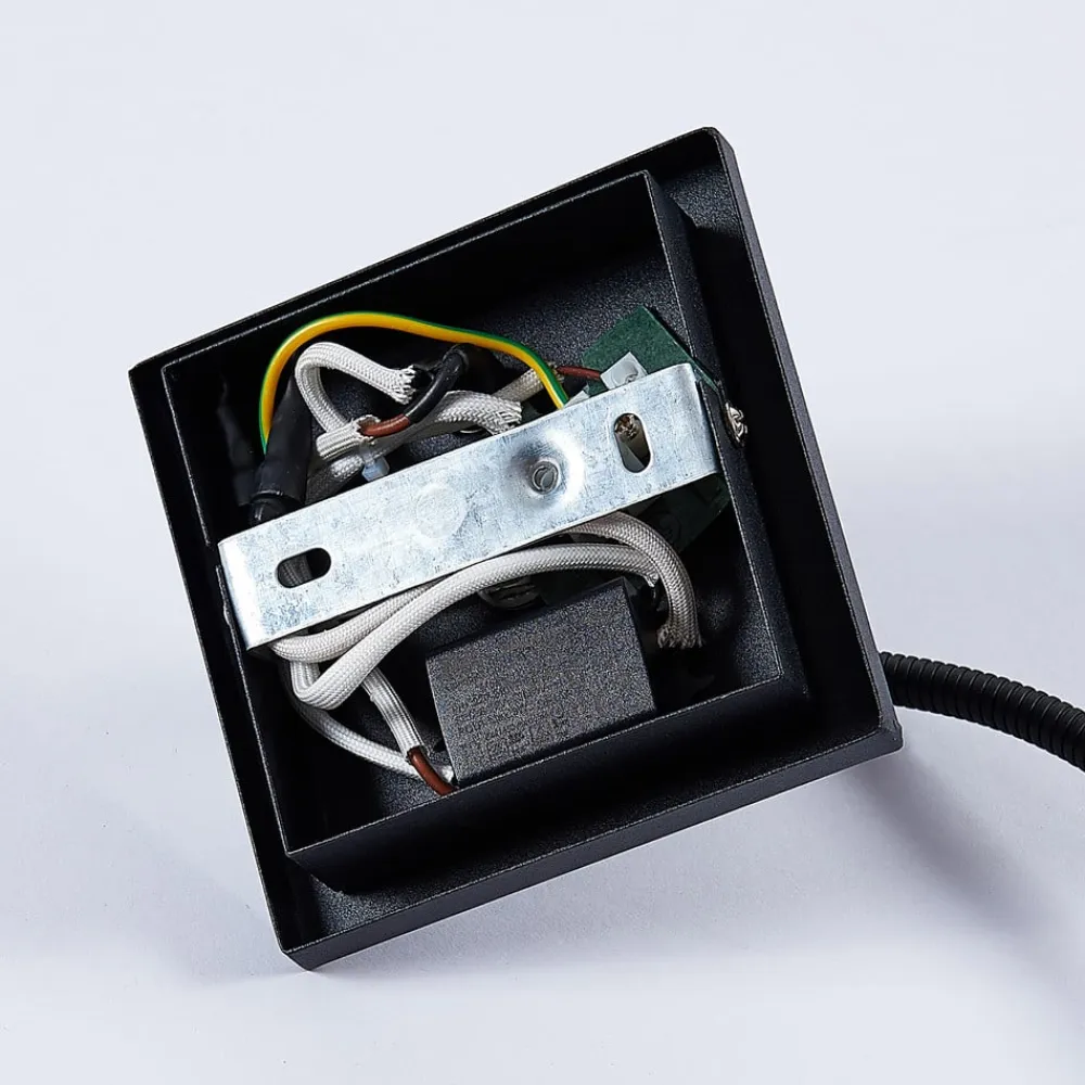 LED-væglampe Mayar, 2 stk, sort, læselampe, 11 cm^Lindby New