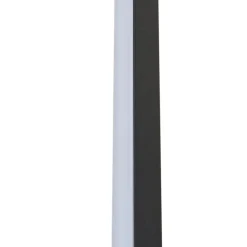 Lindby LED-væglampe Natsumi, sort, aluminium, 90 cm