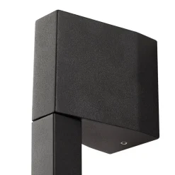 Lindby LED-væglampe Neano, 120 cm, sort, metal, IP54