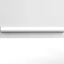 Lindby LED-væglampe Philippa, afrundet, 58 cm, krom, IP44