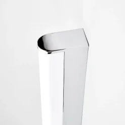 Lindby LED-væglampe Philippa, afrundet, 58 cm, krom, IP44