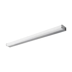 Lindby LED-væglampe Philippa, afrundet, 88 cm, krom, IP44