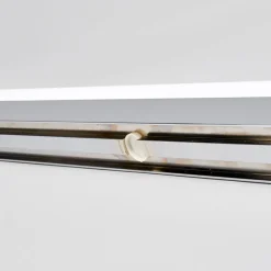 Lindby LED-væglampe Philippa, afrundet, 88 cm, krom, IP44