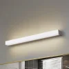 LED-væglampe Philippa, kantet, 59 cm, aluminiumsfarvet, IP44^Lindby Outlet